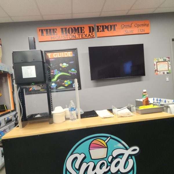 cart inside home depot